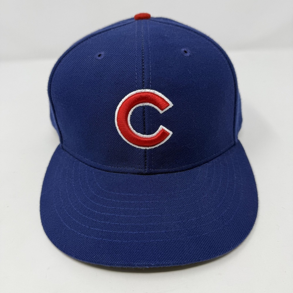 Chicago Cubs Hat Cap Strap Back Blue MLB Baseball Mens One Size '47 Twins